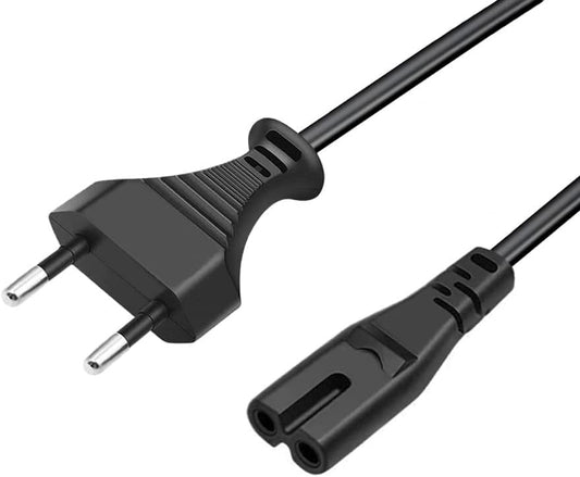 AC Power Cable Netzkabel Stromkabel 2 polig Replacement for Epson Ecotank ET-2720 ET-2750 ET-2820 ET-2850 Expression Premium XP-8700 XP-7100 XP-6100 XP-2100 XP-3100 XP-4100 Printer Power Cord